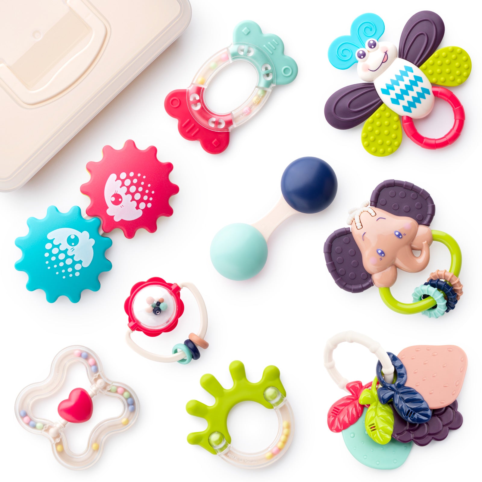 Teething Toys for Babies 0-6 Months