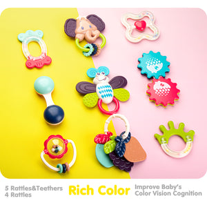 Teething Toys for Babies 0-6 Months